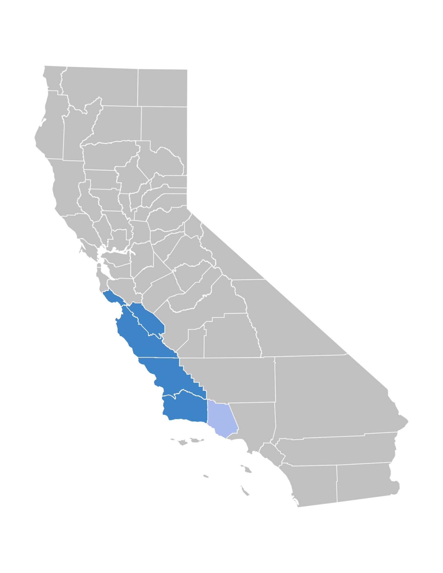 Map Of Central Coast California | TheCentralCoast.com